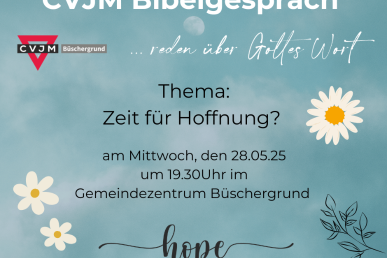 CVJM Bibelgespräch - reden über Gottes Wort